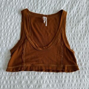 Urban Outfitters Out from Under Burnt Orange Cropped Tank